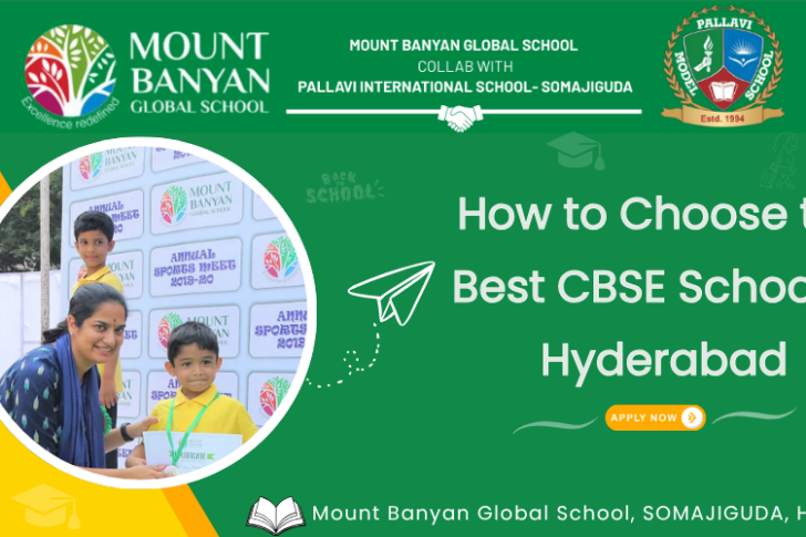 How to Choose the Best CBSE School in Hyderabad banner Best CBSE school in Hyderabad classroom learning